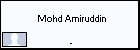 Mohd Amiruddin