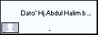  Dato' Hj.Abdul Halim b Mansor