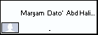  Maryam  Dato'  Abd Halim.