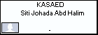 KASAED Siti Johada Abd Halim