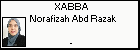 XABBA Norafizah Abd Razak