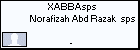 XABBAsps Norafizah Abd Razak  sps