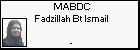 MABDC Fadzillah Bt Ismail