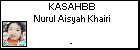 KASAHBB Nurul Aisyah Khairi