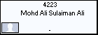 4223 Mohd Ali Sulaiman Ali