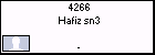 4266 Hafiz sn3