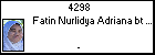 4298 Fatin Nurlidya Adriana bt Mohd Hasni