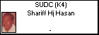 SUDC (K4) Shariff Hj Hasan