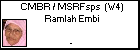 CMBR / MSRFsps  (W4) Ramlah Embi