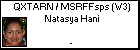 QXTARN / MSRFFsps (W3) Natasya Hani