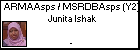 ARMAAsps / MSRDBAsps (Y2) Junita Ishak