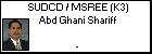 SUDCD / MSREE (K3) Abd Ghani Shariff
