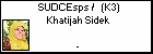 SUDCEsps /   (K3) Khatijah Sidek