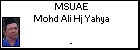 MSUAE Mohd Ali Hj Yahya