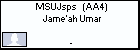 MSUJsps   (AA4) Jame'ah Umar