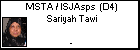 MSTA / ISJAsps  (D4) Sariyah Tawi