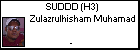 SUDDD (H3) Zulazrulhisham Muhamad