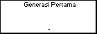 Generasi Pertama 