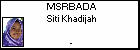 MSRBADA Siti Khadijah